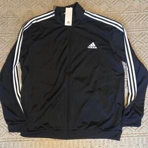 Adidas 3 stripes track jacket xxl